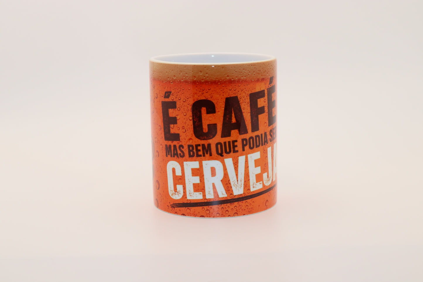 Caneca Divertida É Café Mas Podia Ser Cerveja