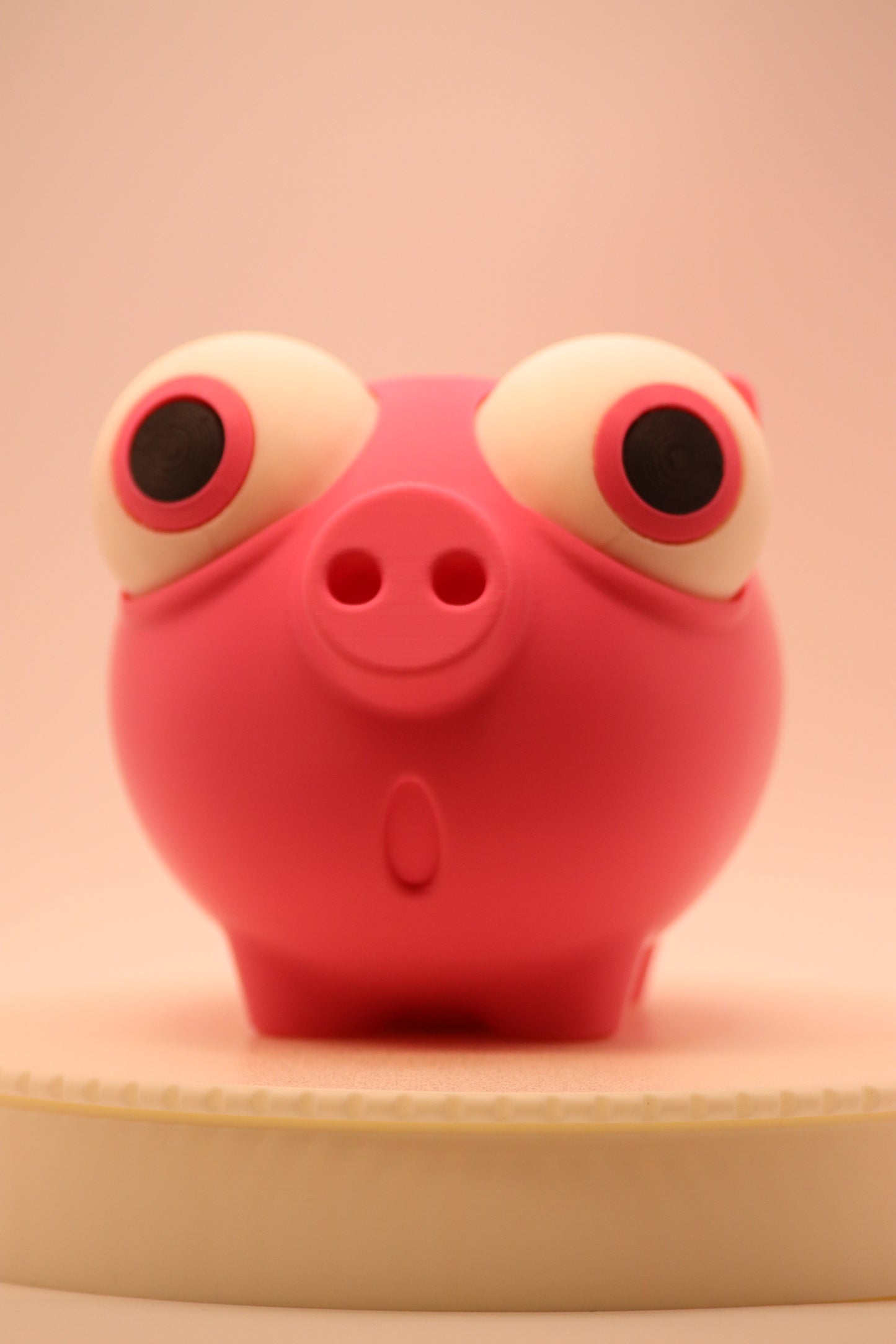 Mealheiro Divertido Porco Rosa 3D – Decoração e Poupança