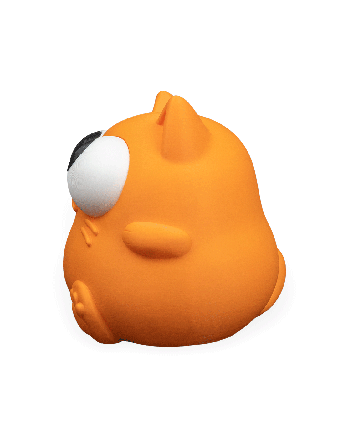 Mealheiro Gato Laranja 3D – Porquinho de Poupança Decorativo