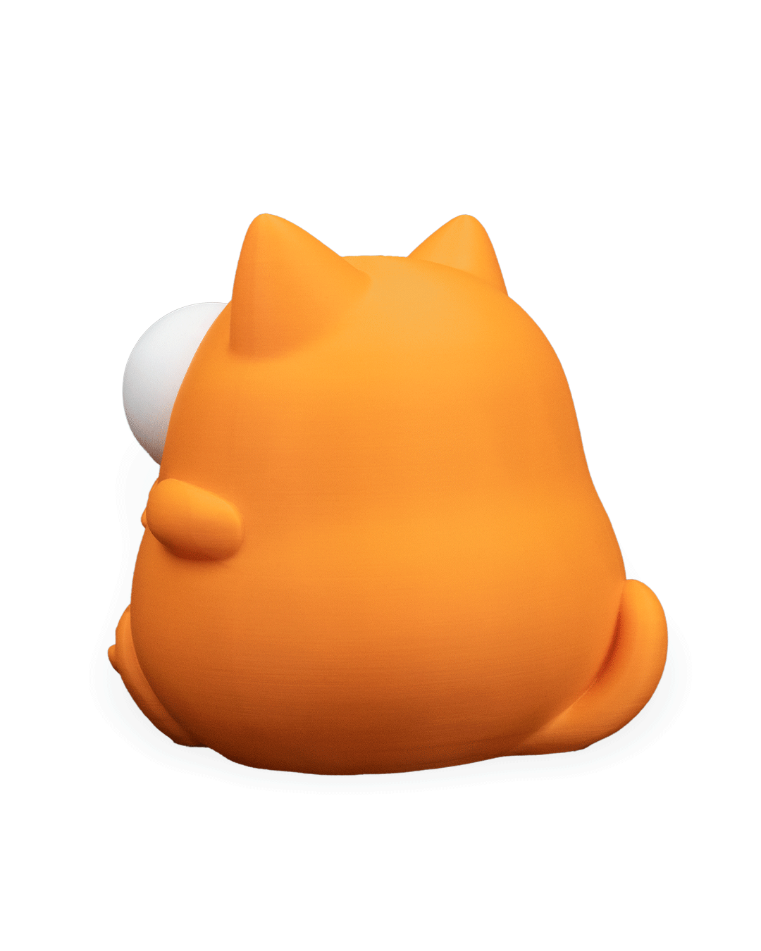 Mealheiro Gato Laranja 3D – Porquinho de Poupança Decorativo