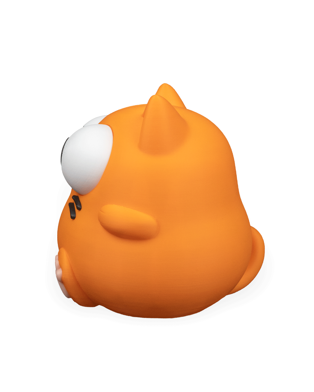 Mealheiro Gato Laranja 3D – Porquinho de Poupança Decorativo
