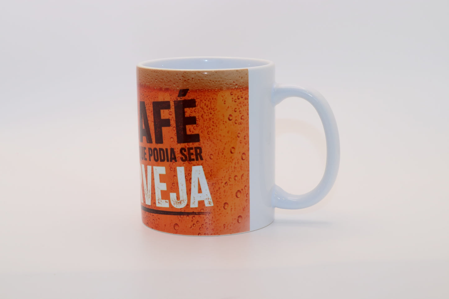 Caneca Divertida É Café Mas Podia Ser Cerveja
