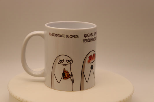 Caneca "Meu Super-Herói Preferido é o Supermercado"