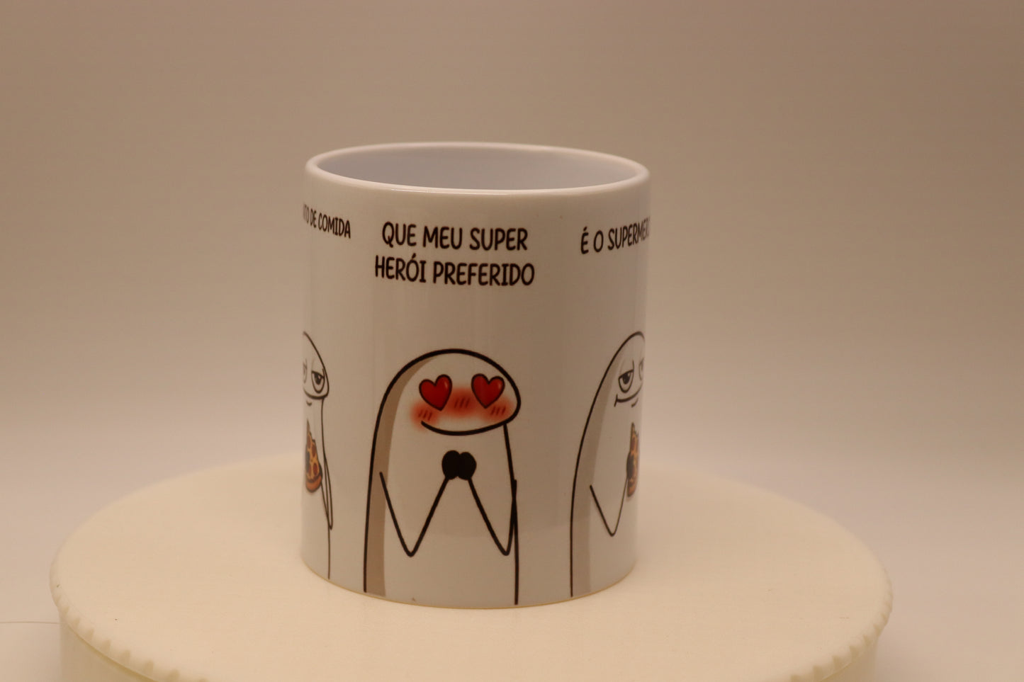 Caneca "Meu Super-Herói Preferido é o Supermercado"