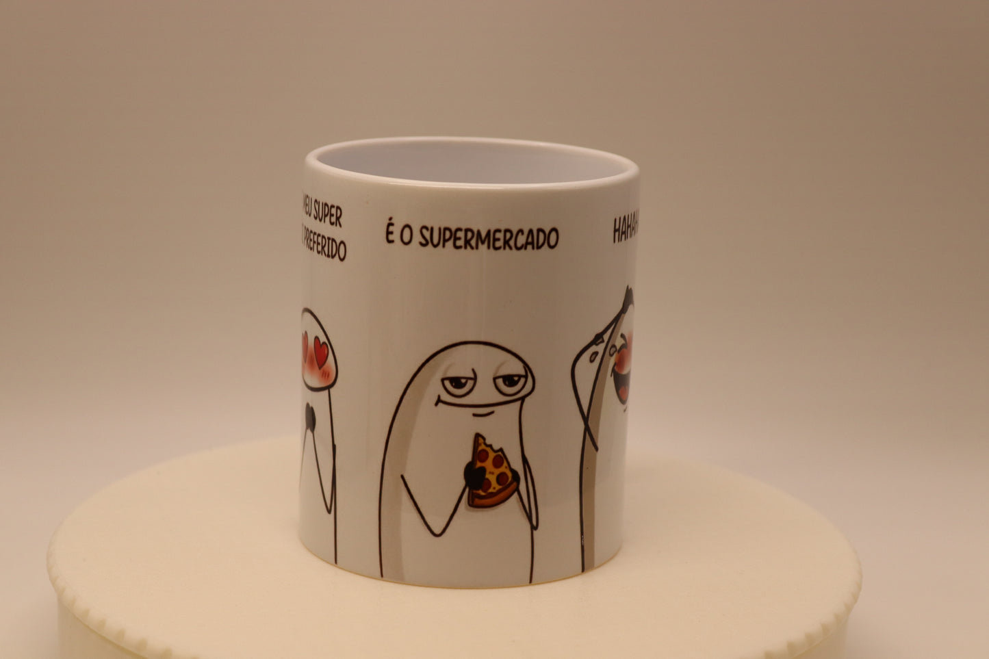 Caneca "Meu Super-Herói Preferido é o Supermercado"