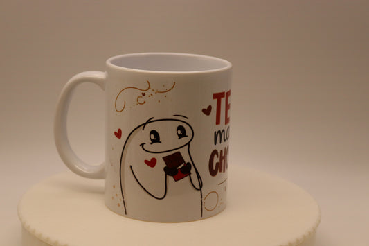 Caneca  "Te Amo Mais Que Chocolate... E Isso É Muito"