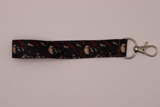 Porta-Chaves Pega de Mão Skull Pattern – Estilo Dark & Rock