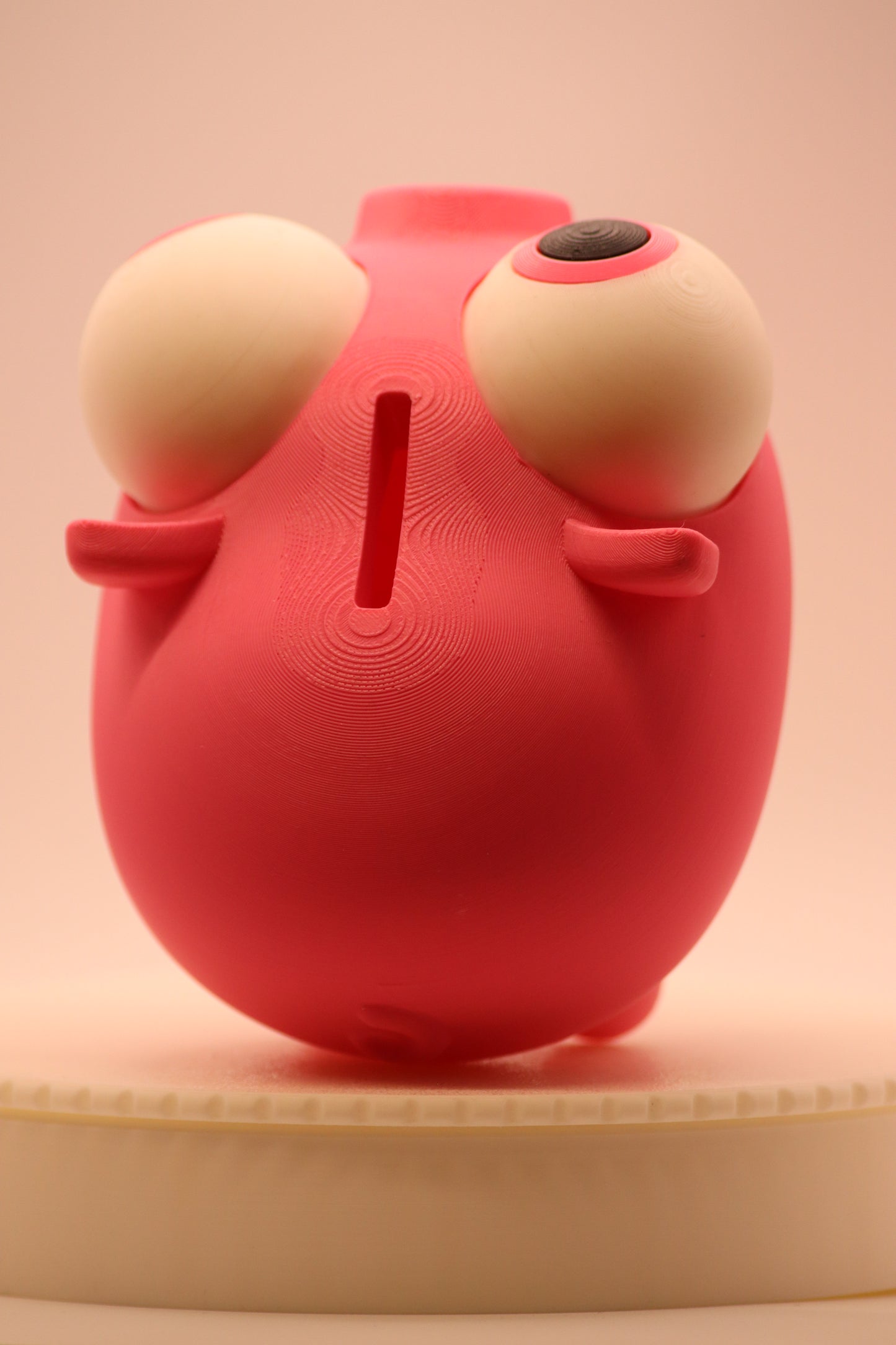 Mealheiro Divertido Porco Rosa 3D – Decoração e Poupança