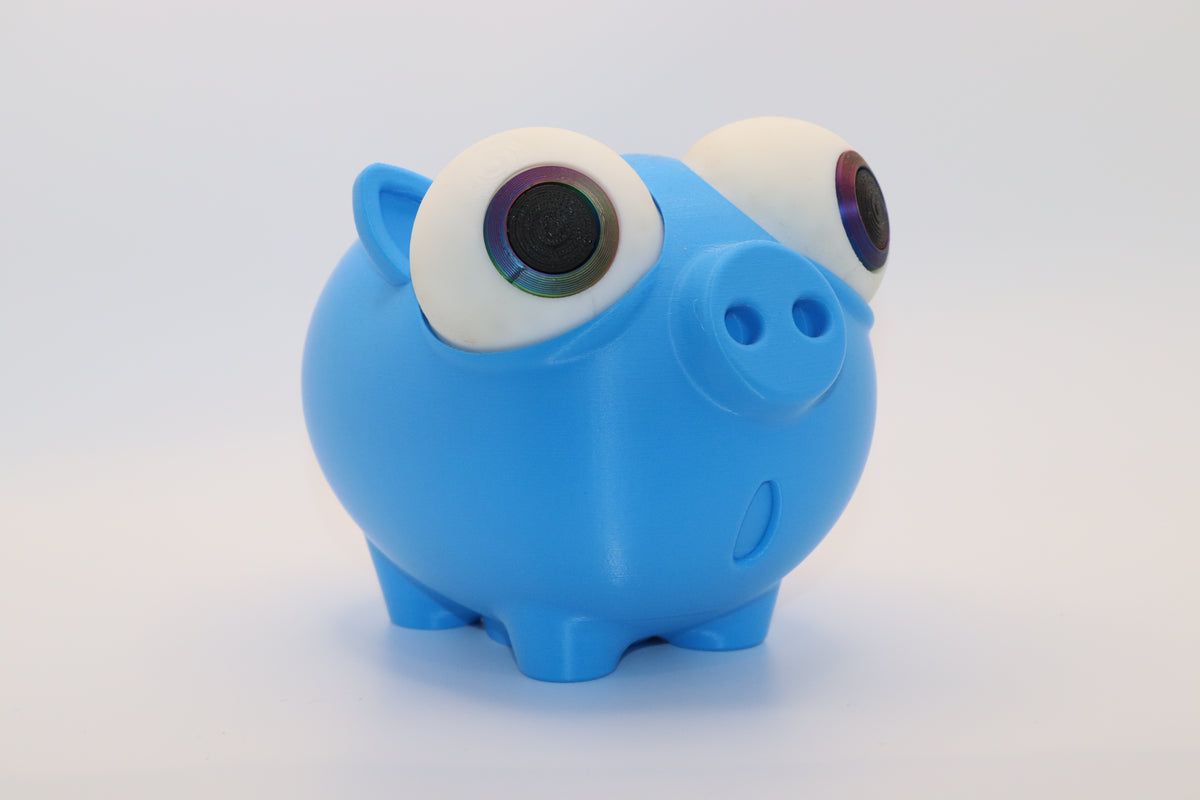 Mealheiro Divertido Porco Rosa 3D – Decoração e Poupança