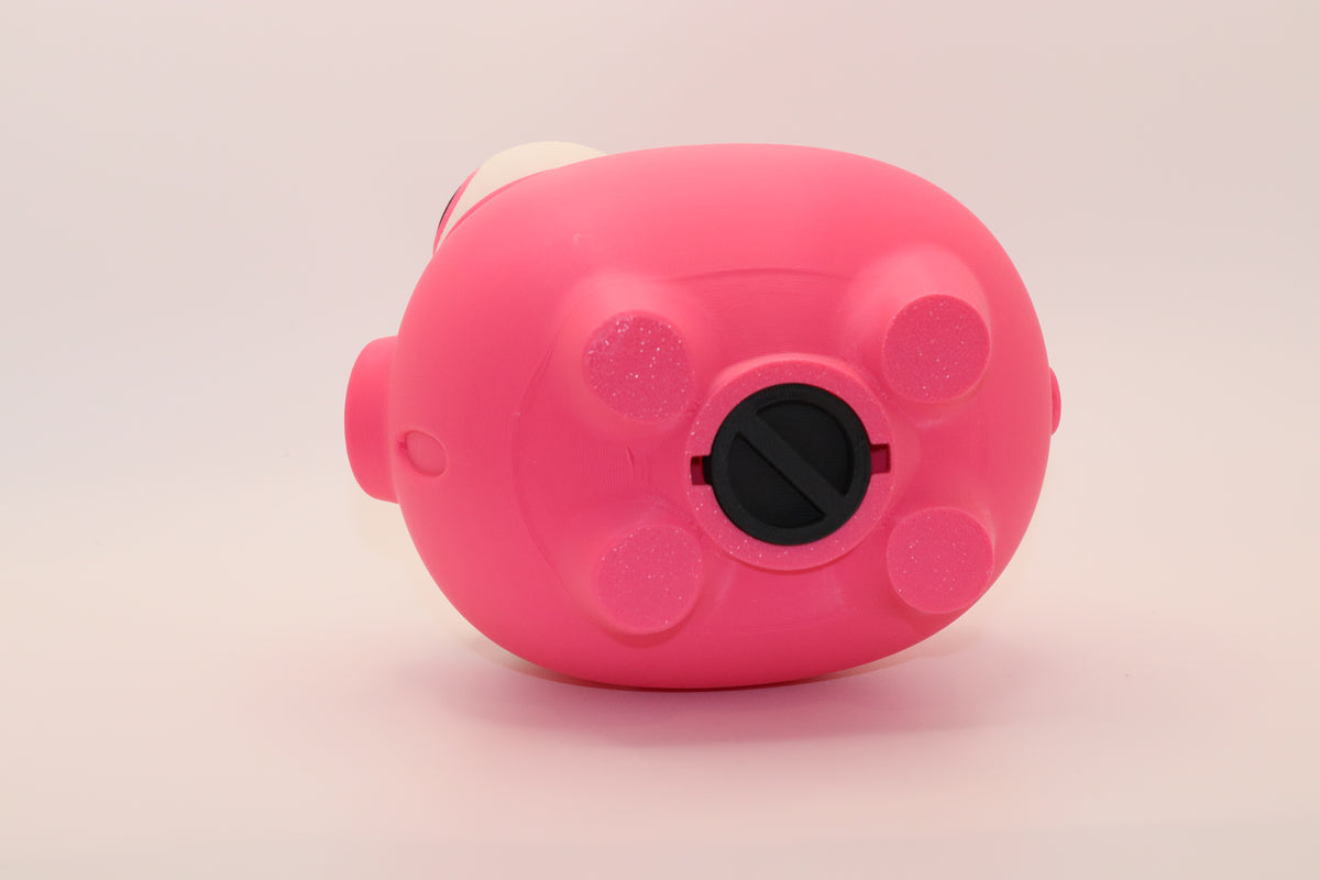 Mealheiro Divertido Porco Rosa 3D – Decoração e Poupança