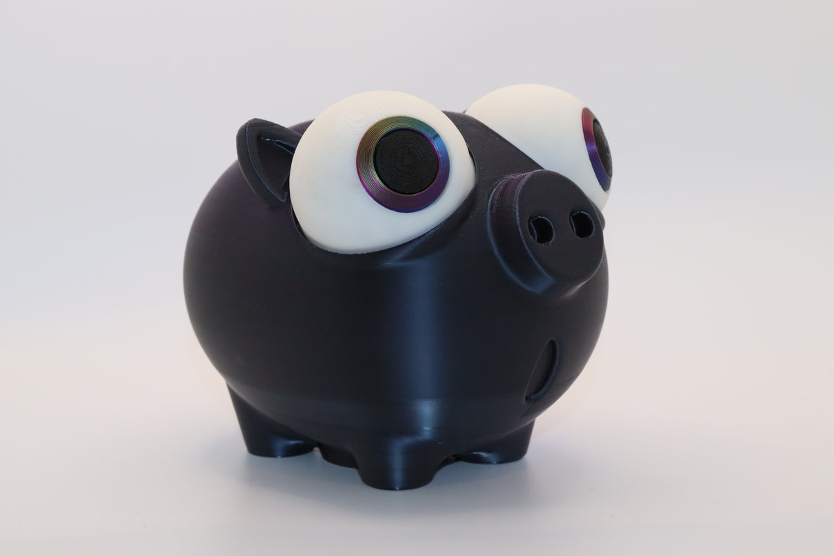 Mealheiro Divertido Porco Rosa 3D – Decoração e Poupança